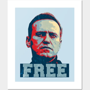 Vintage Free Navalny Posters and Art